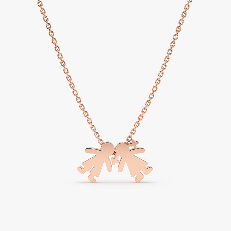 Mini Esme Sterling Silver Children's Name Necklace | Bloom Boutique